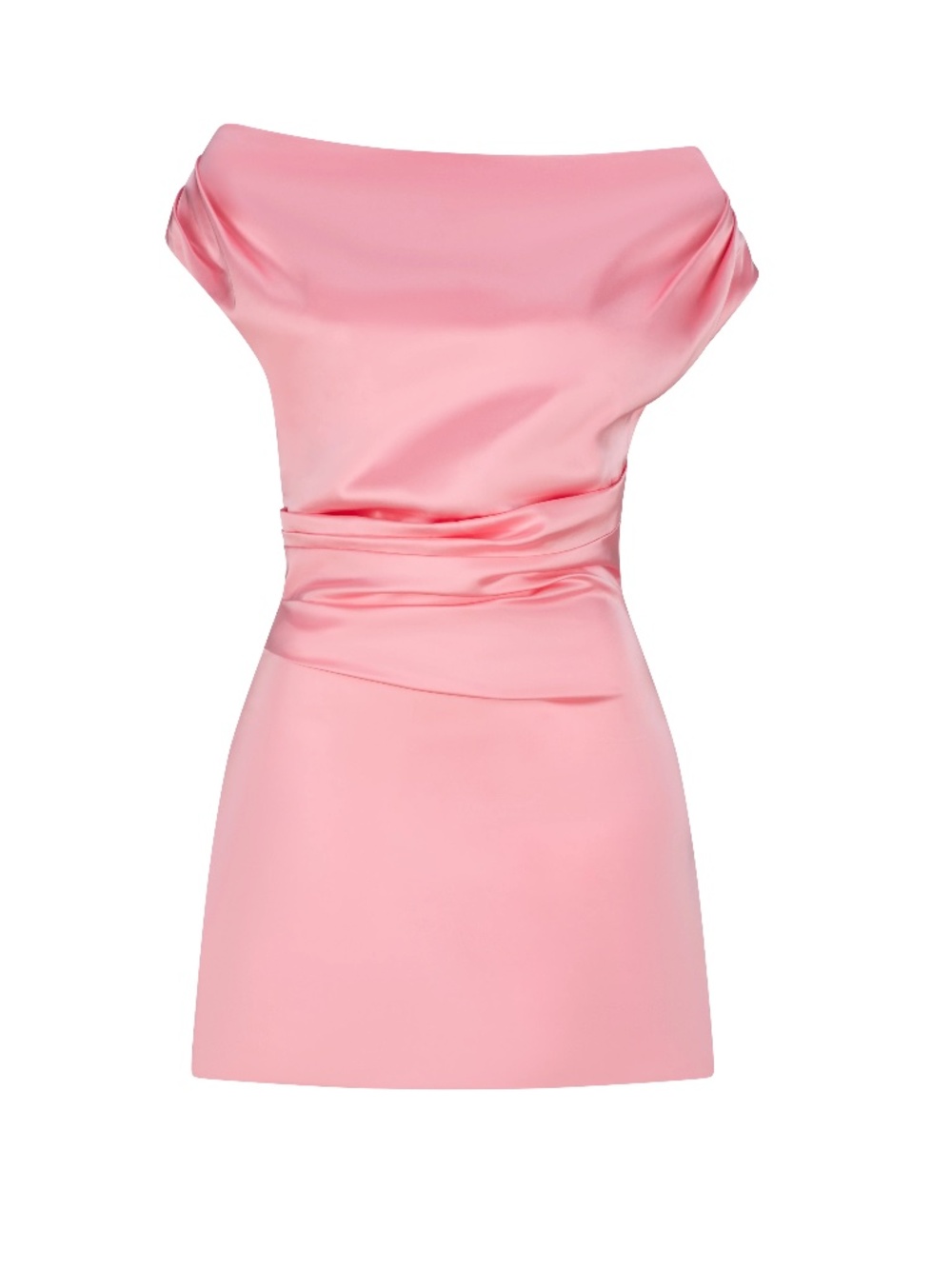 One of Others 'Rhode' Mini Dress in Taffy Pink (NWT)